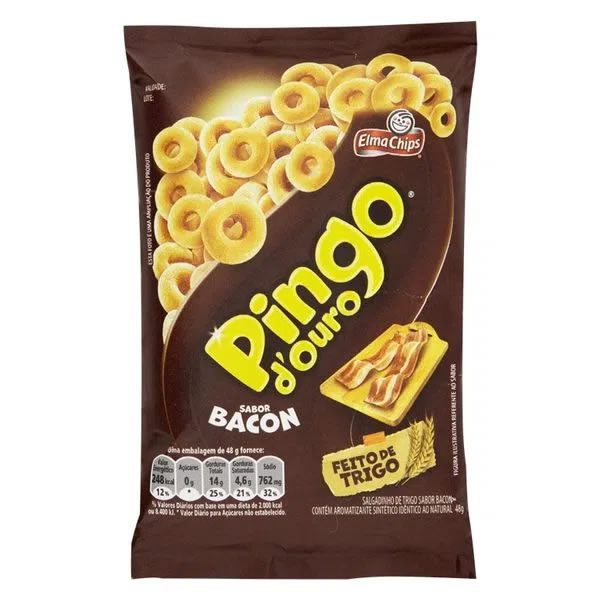 Salgadinho Elma Chips Pingo D'Ouro 48g